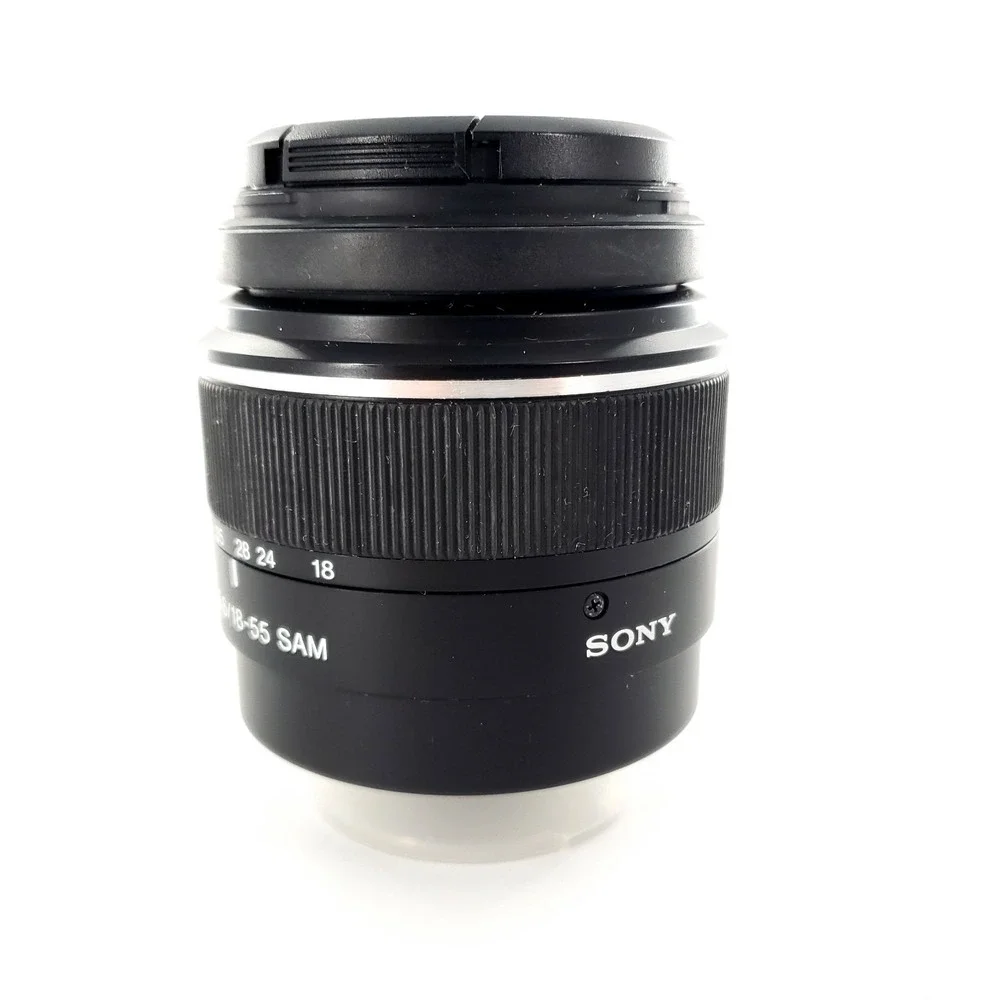 Sony DT 18-55mm f/3.5-5.6 SAM Lens w/ Caps SAL1855 Tested & Works